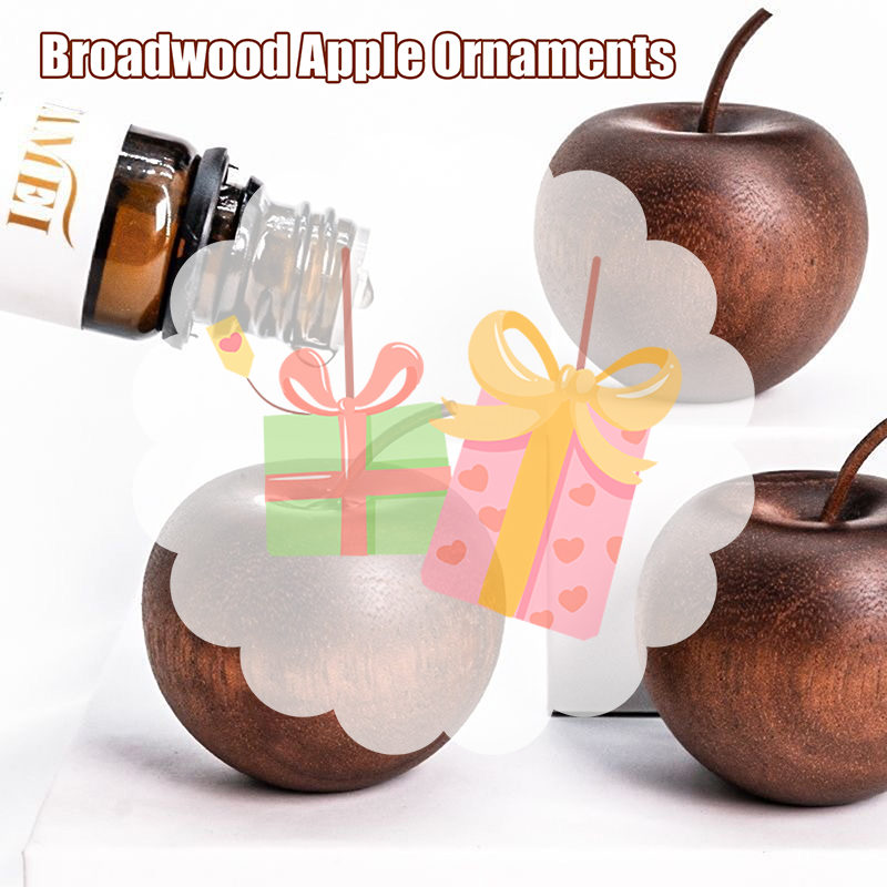 Home Fragrance Us - 1PCS Of Wooden Apple Shaped Essential