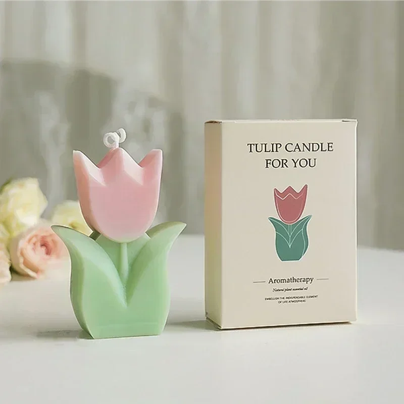 Home Fragrance Scented Candle - Exquisite Tulip-Fragrance Candles: Ideal Wedding Keepsakes,