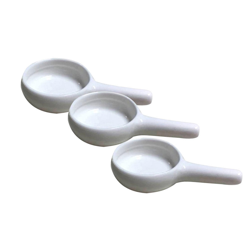 Home Fragrance Us - 3Pcs Ceramic Craft Tray Spoon with