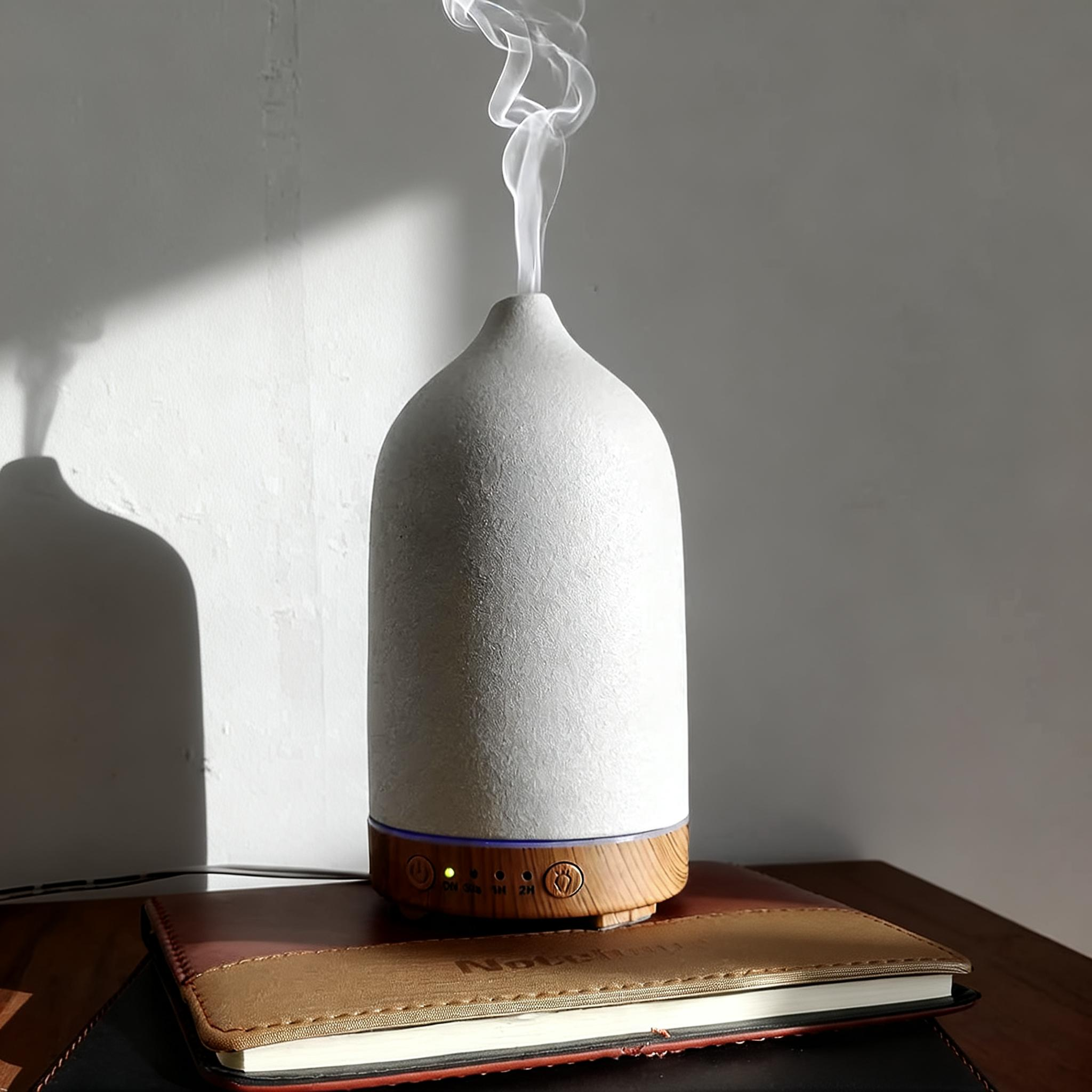 Ceramic Oil Burner - 100ml Ceramic Essential Oil Diffuser for