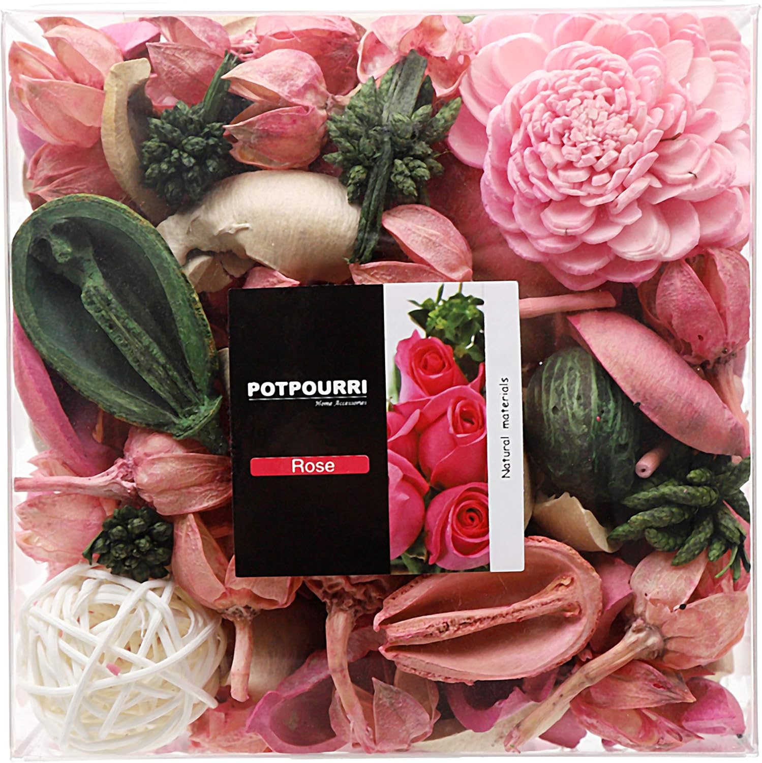 Potpourri Dried Flower - Rose Scented Potpourri Bowl Filler Dried