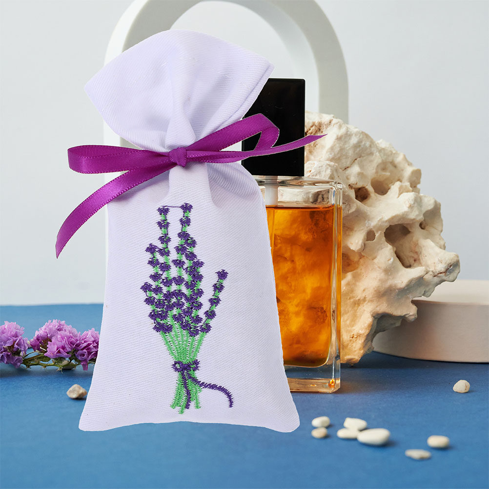 Home Fragrance Flowers - 9Pcs Empty Fabric Sachet Bags for