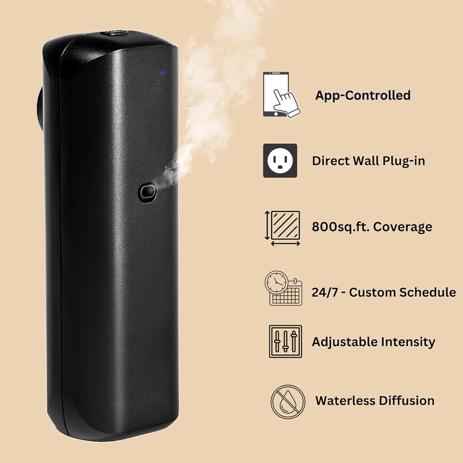 Home Fragrance Tool - Fragrance Diffuser Toilet Automatic Air Freshener