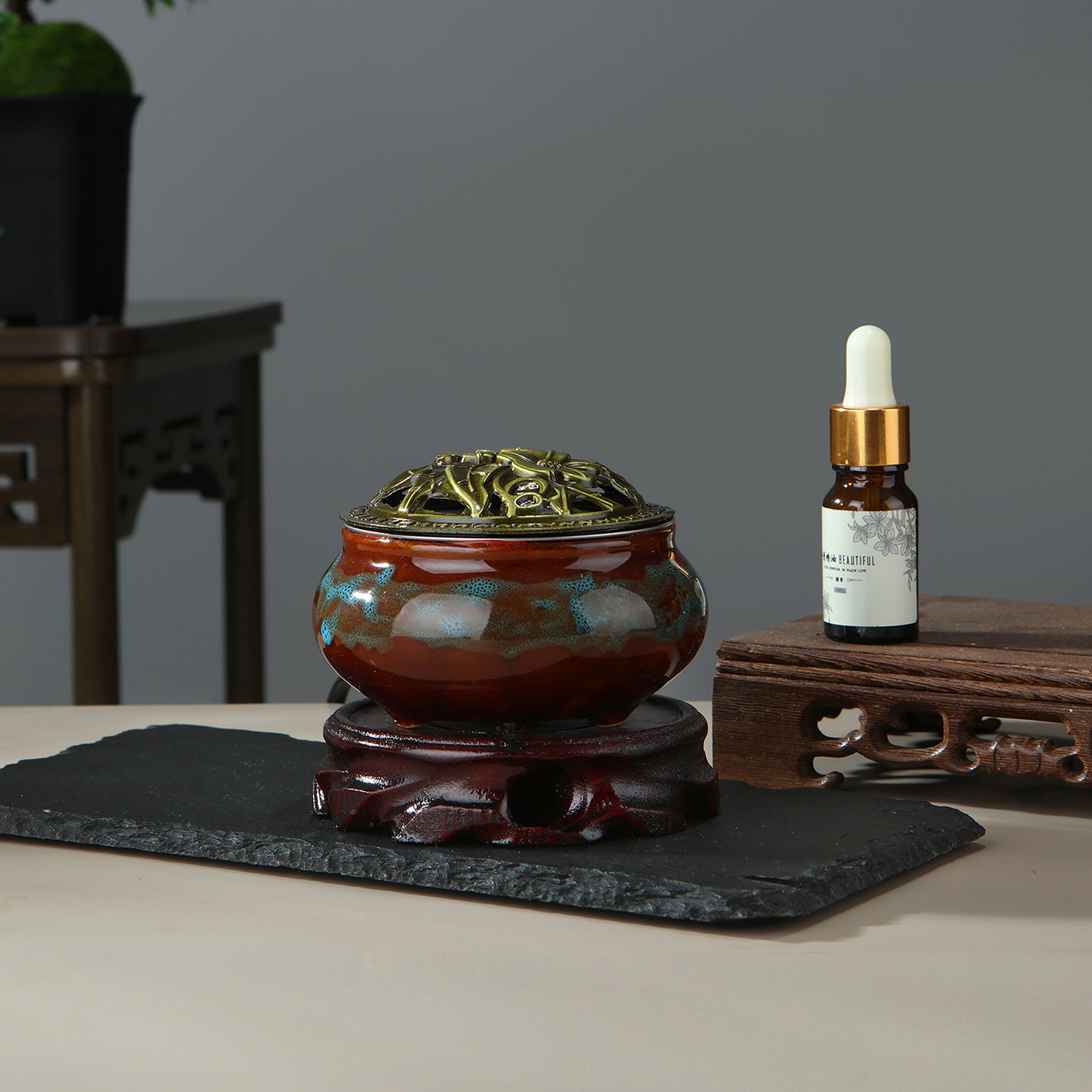 220V Electronic Incense Burner - Ceramic Oil Burner recension och pris