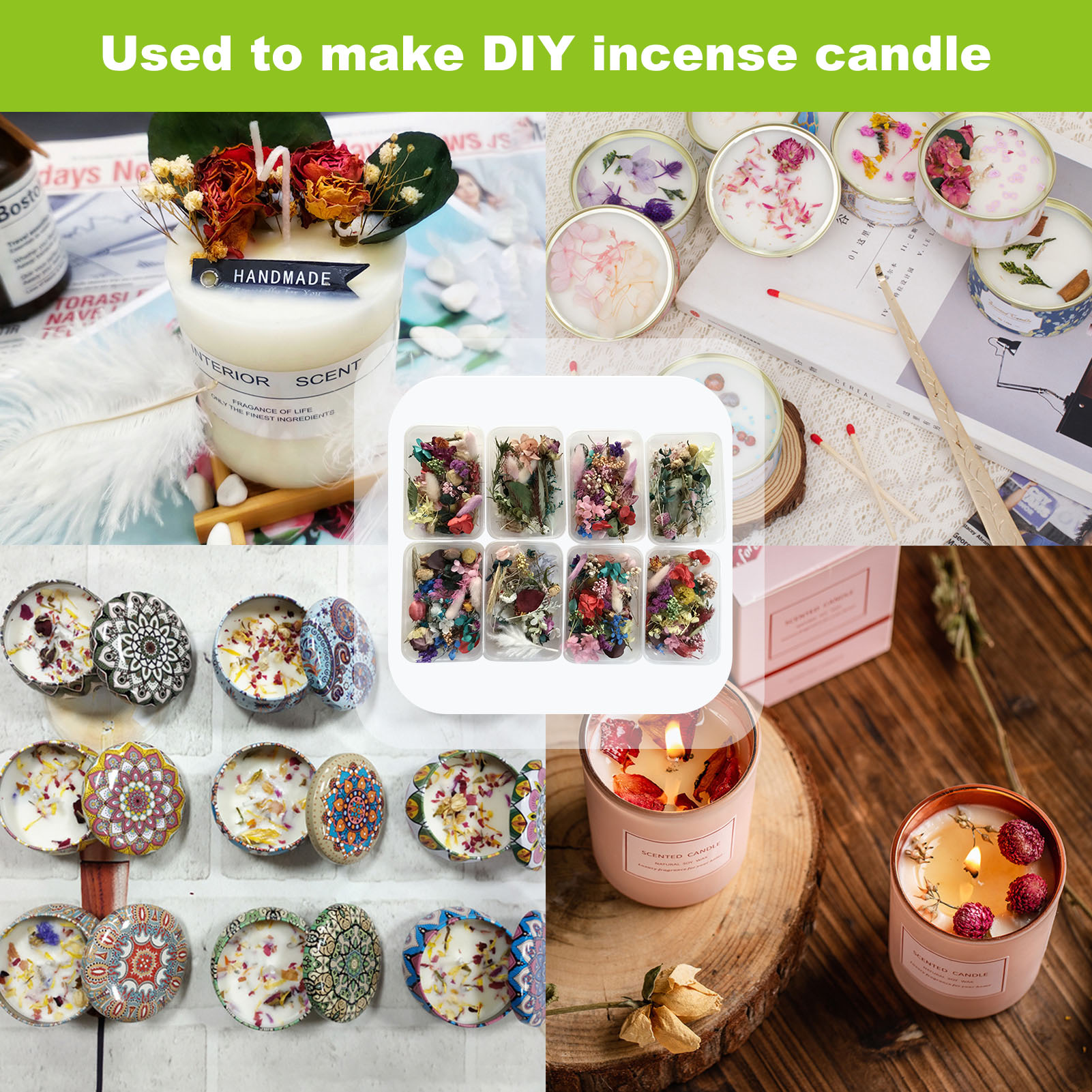 Natural Dried Flower Kit Press - Potpourri Dried Flower recension och pris