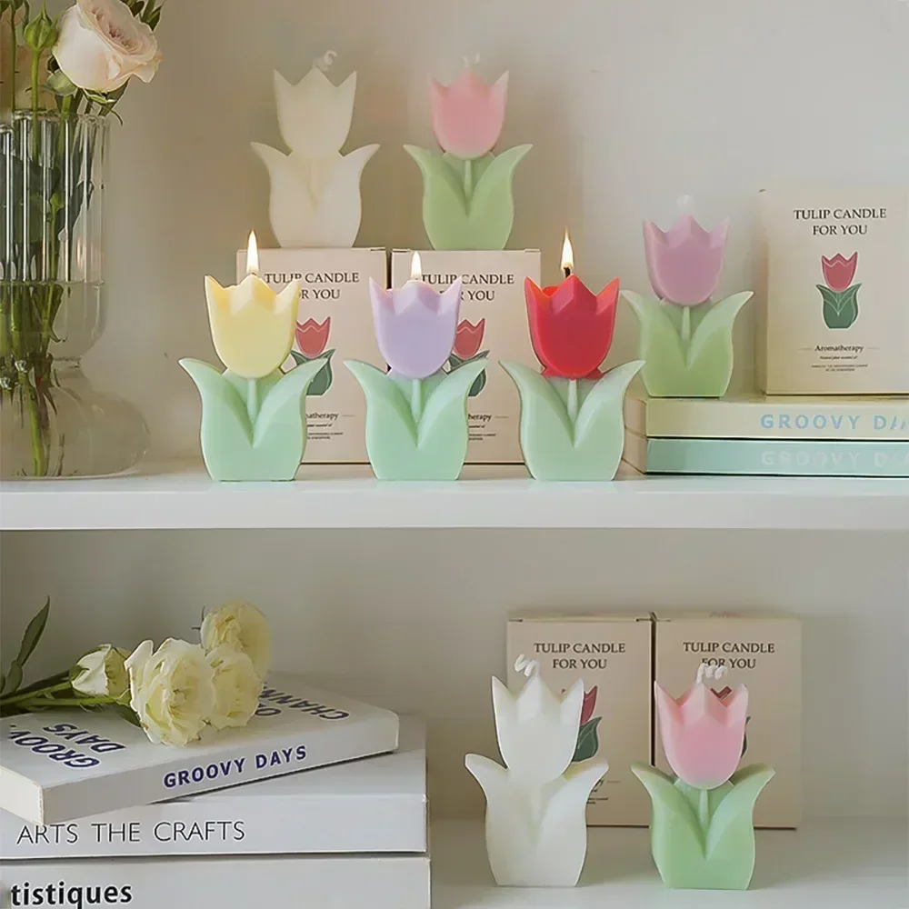 Exquisite Tulip-Fragrance Cand - Home Fragrance Scented Candle recension och pris