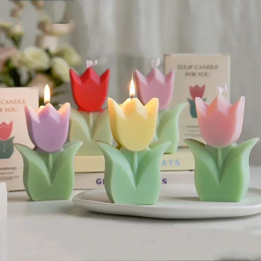 Exquisite Tulip-Fragrance Cand - Home Fragrance Scented Candle recension och pris