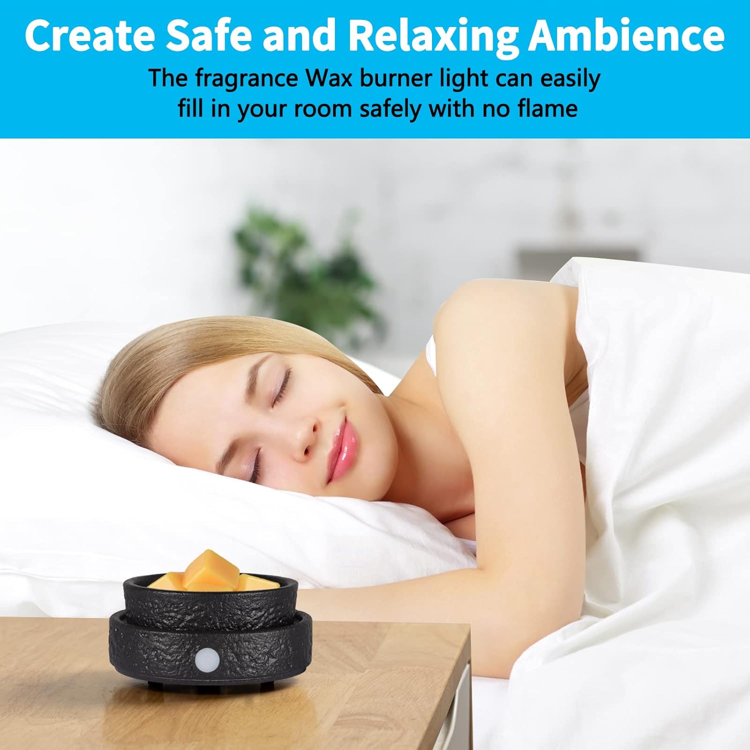 Ceramic Wax Melt Warmer, 3-in- - Home Fragrance Us recension och pris
