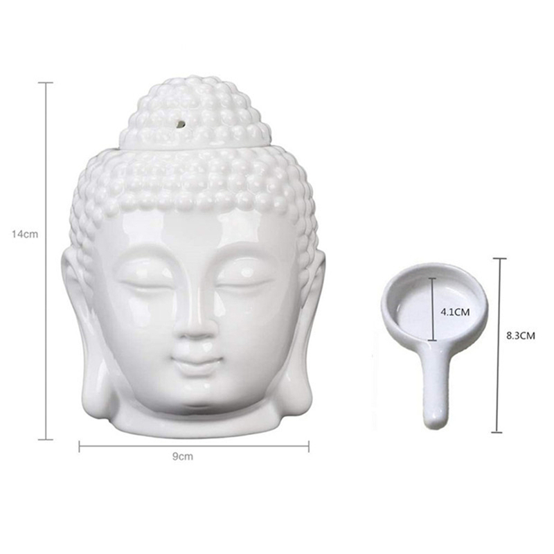 Ceramic Buddha Head Aromatic O - Ceramic Oil Burner recension och pris