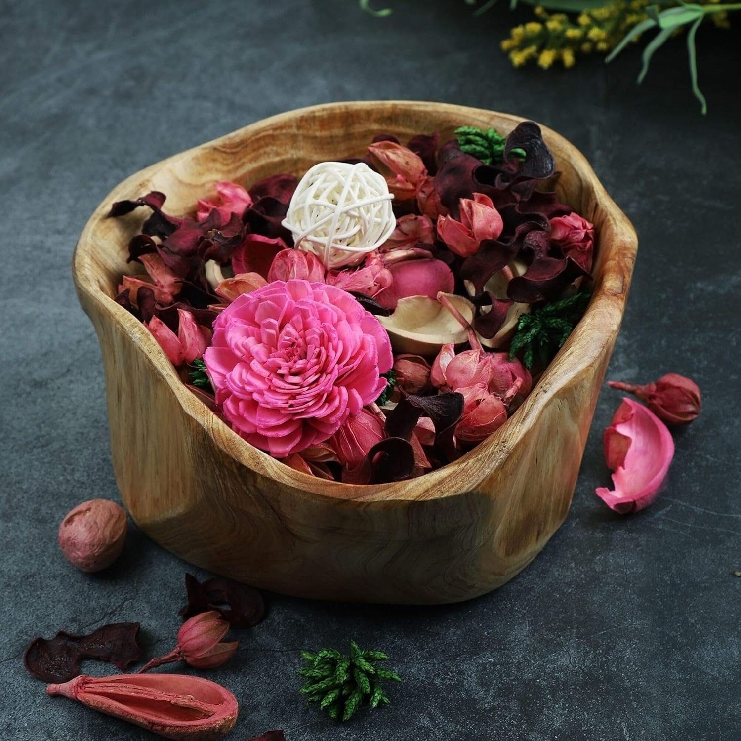 Rose Scented Potpourri Bowl Fi - Potpourri Dried Flower recension och pris