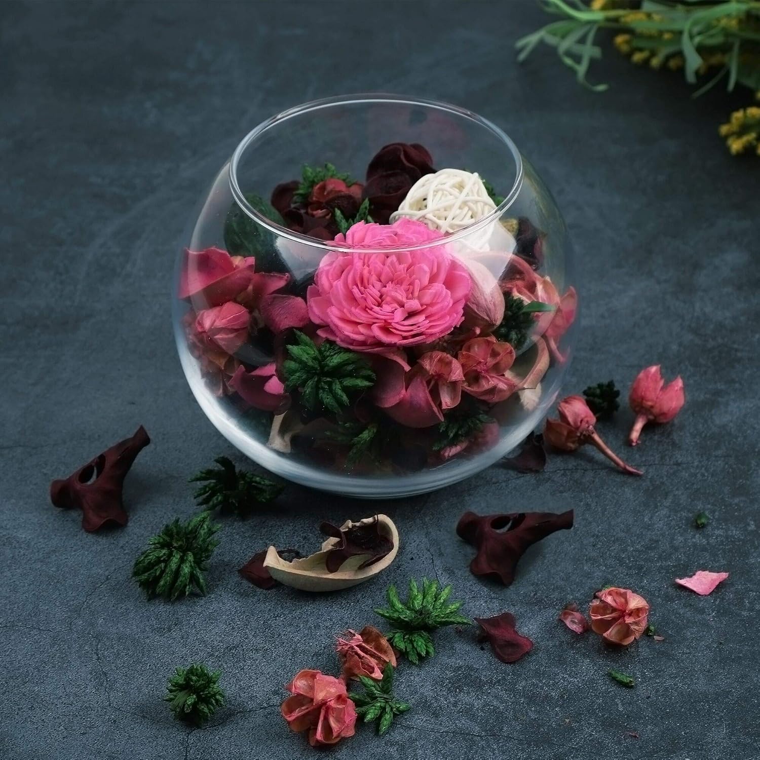 Rose Scented Potpourri Bowl Fi - Potpourri Dried Flower recension och pris
