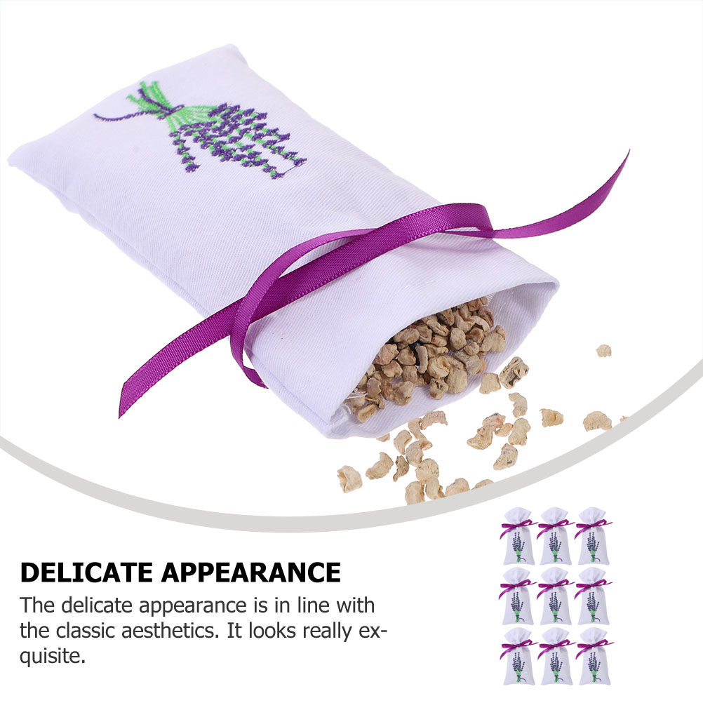 9Pcs Empty Fabric Sachet Bags  - Home Fragrance Flowers recension och pris