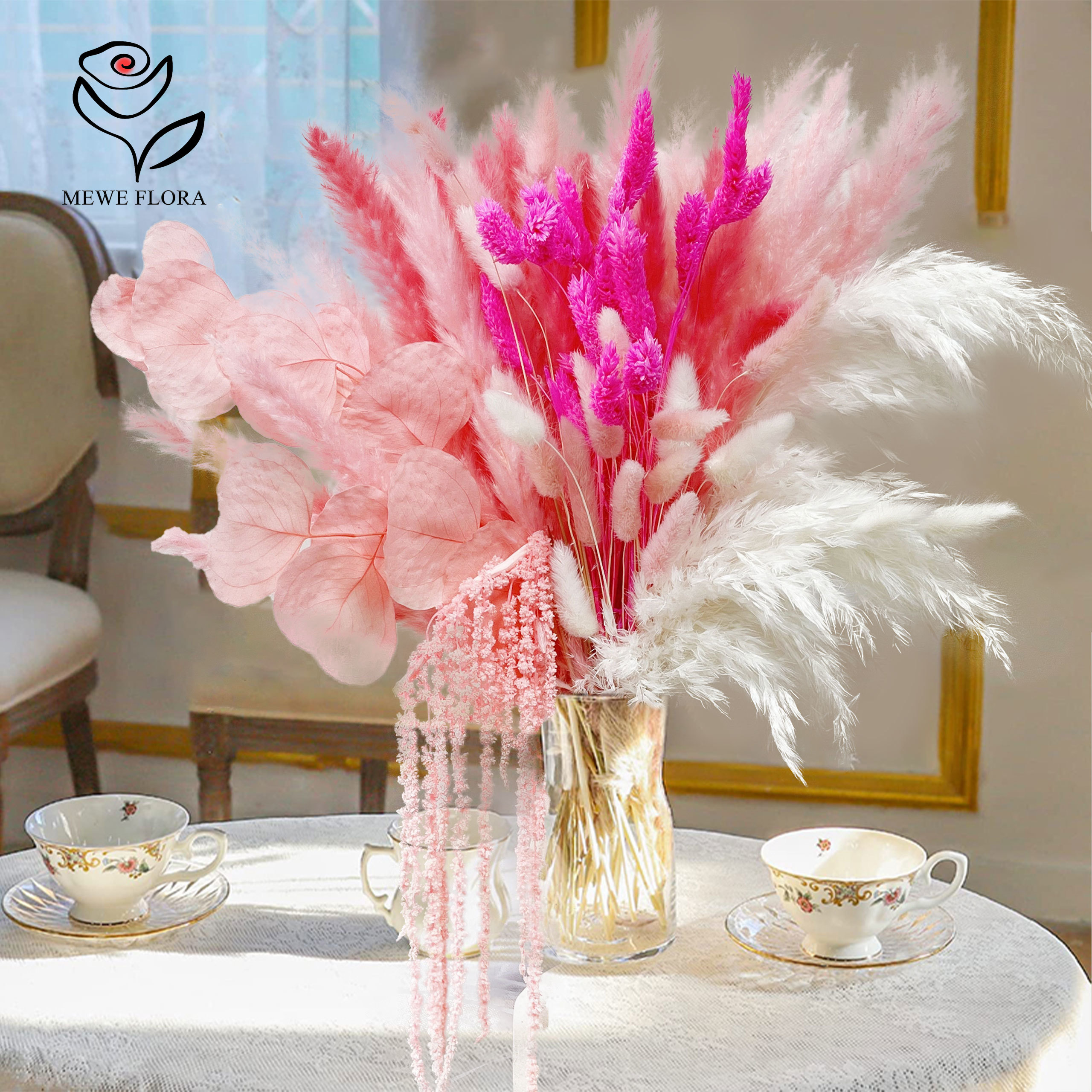 Natural Pampas Pink Dried Flow - Potpourri Dried Flower recension och pris