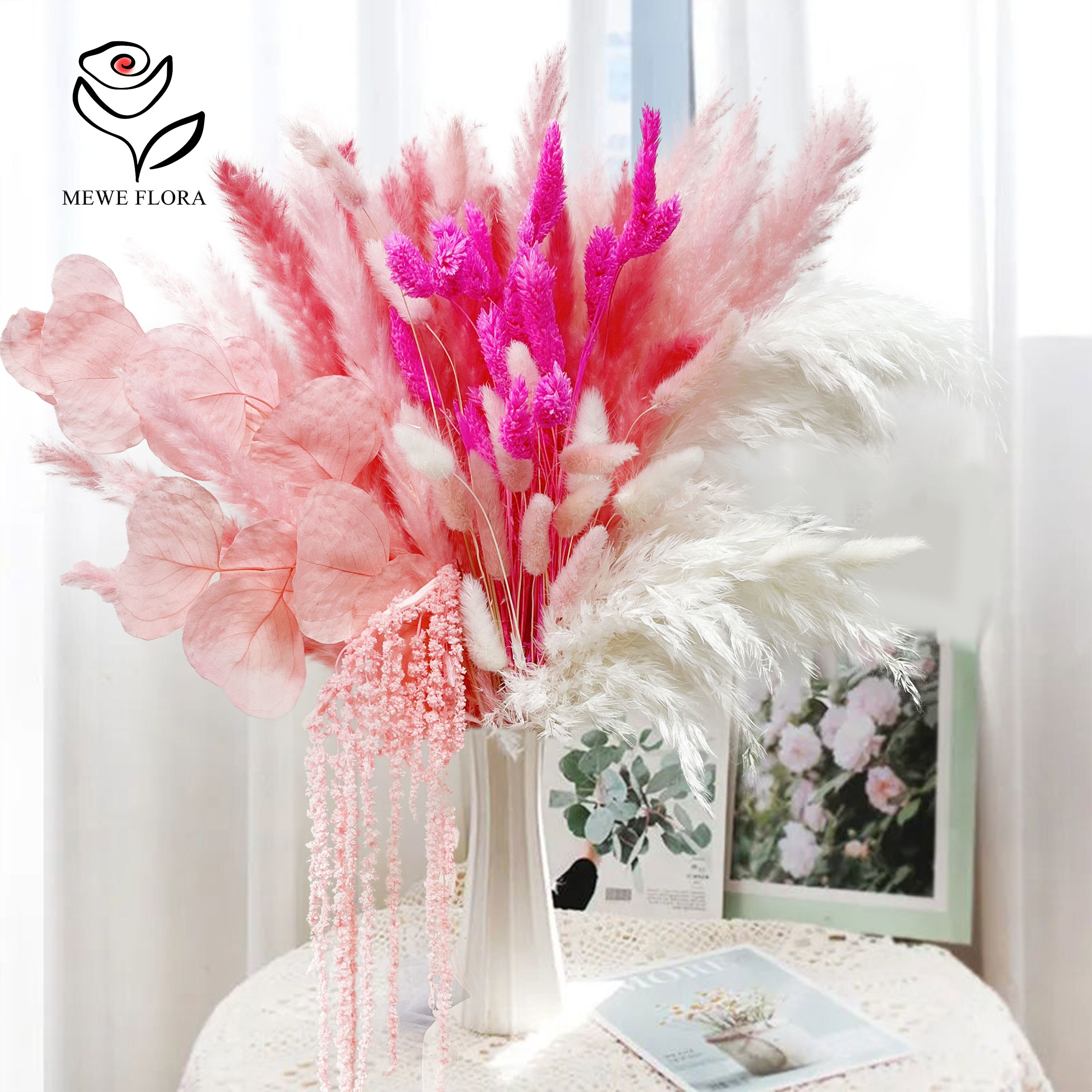 Natural Pampas Pink Dried Flow - Potpourri Dried Flower recension och pris