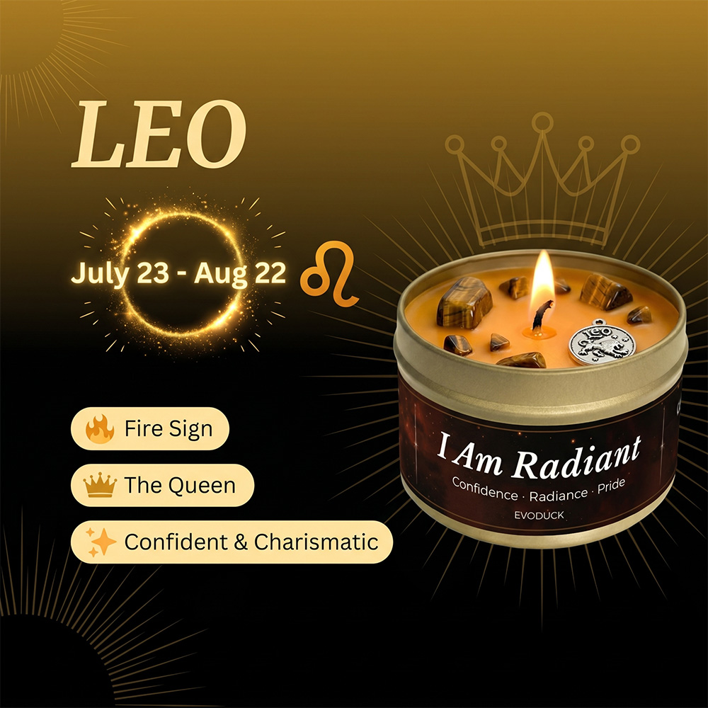 Leo Zodiac Scented Candle, Ced - Home Fragrance Scented Candle recension och pris