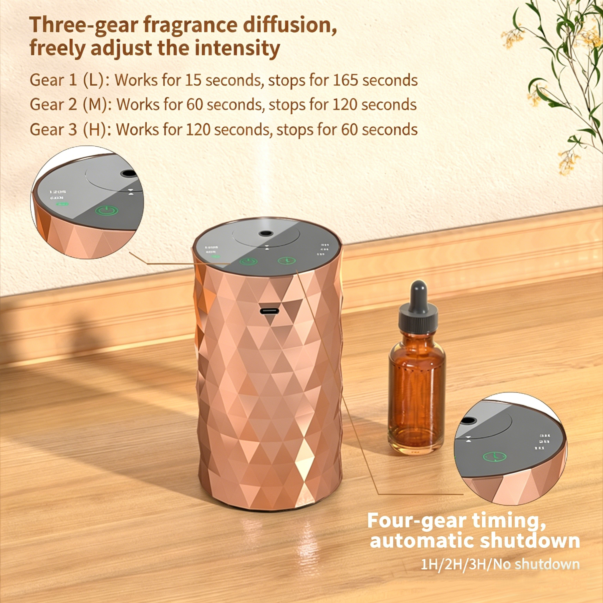 Waterless Essential Oil Diffus - Home Fragrance Tool recension och pris