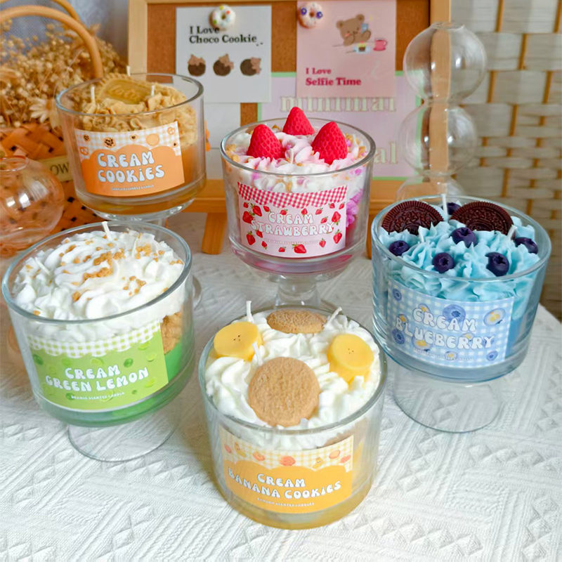 Handmade Fruit Cream Cup Scent - Home Fragrance Scented Candle recension och pris