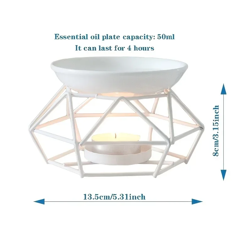 1pcs Romantic Ceramic Tealight - Ceramic Oil Burner recension och pris