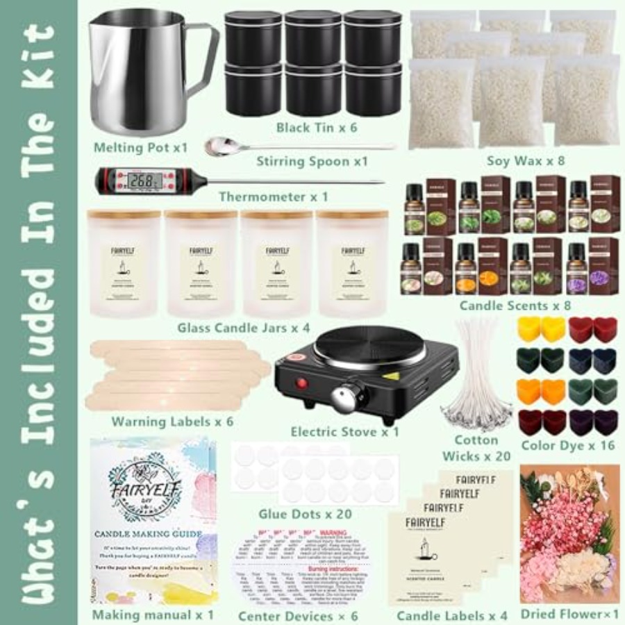 Home DIY Stress‑Relief Scented - Home Fragrance Scented Candle recension och pris