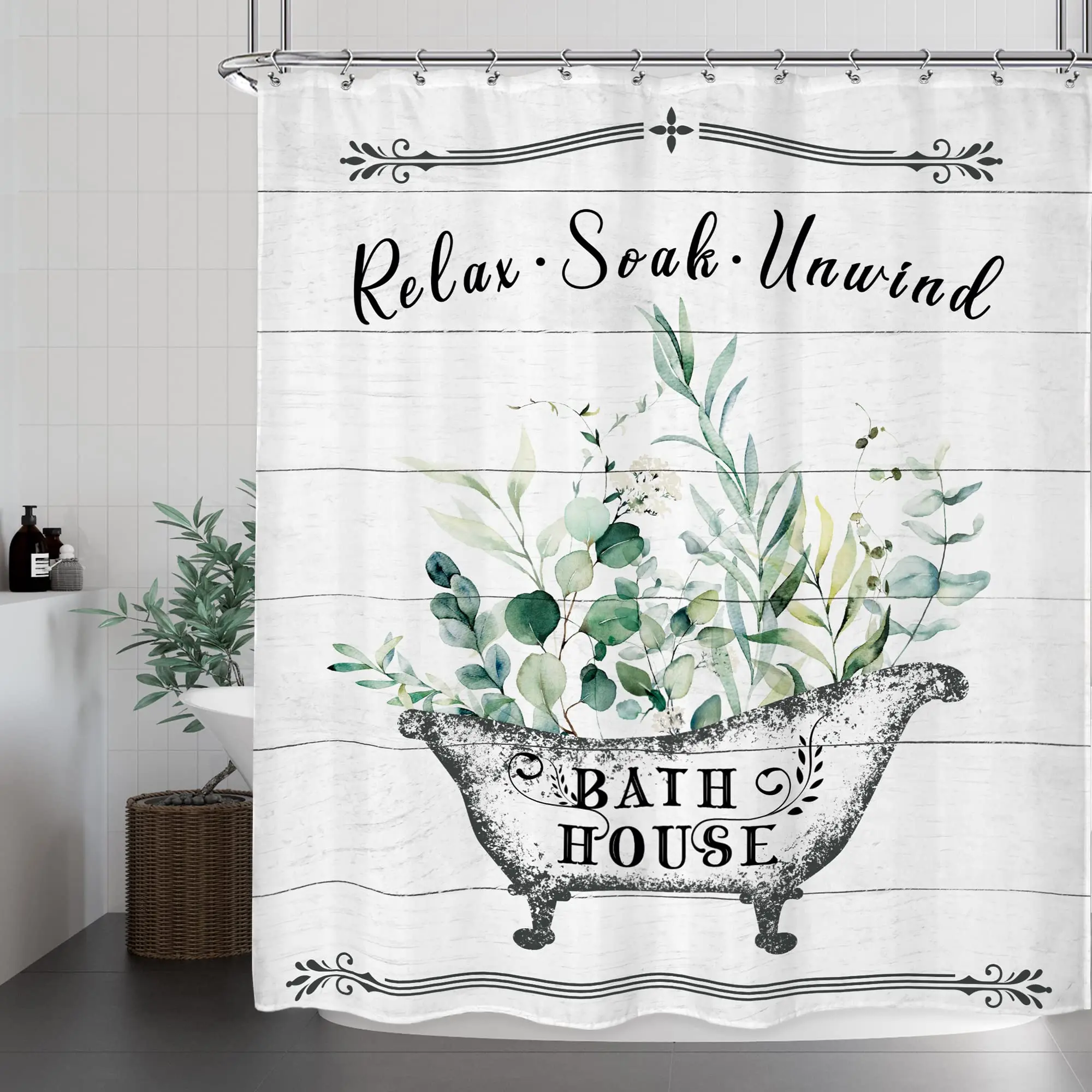 Vintage Floral Bathroom Shower - Potpourri Dried Flower recension och pris