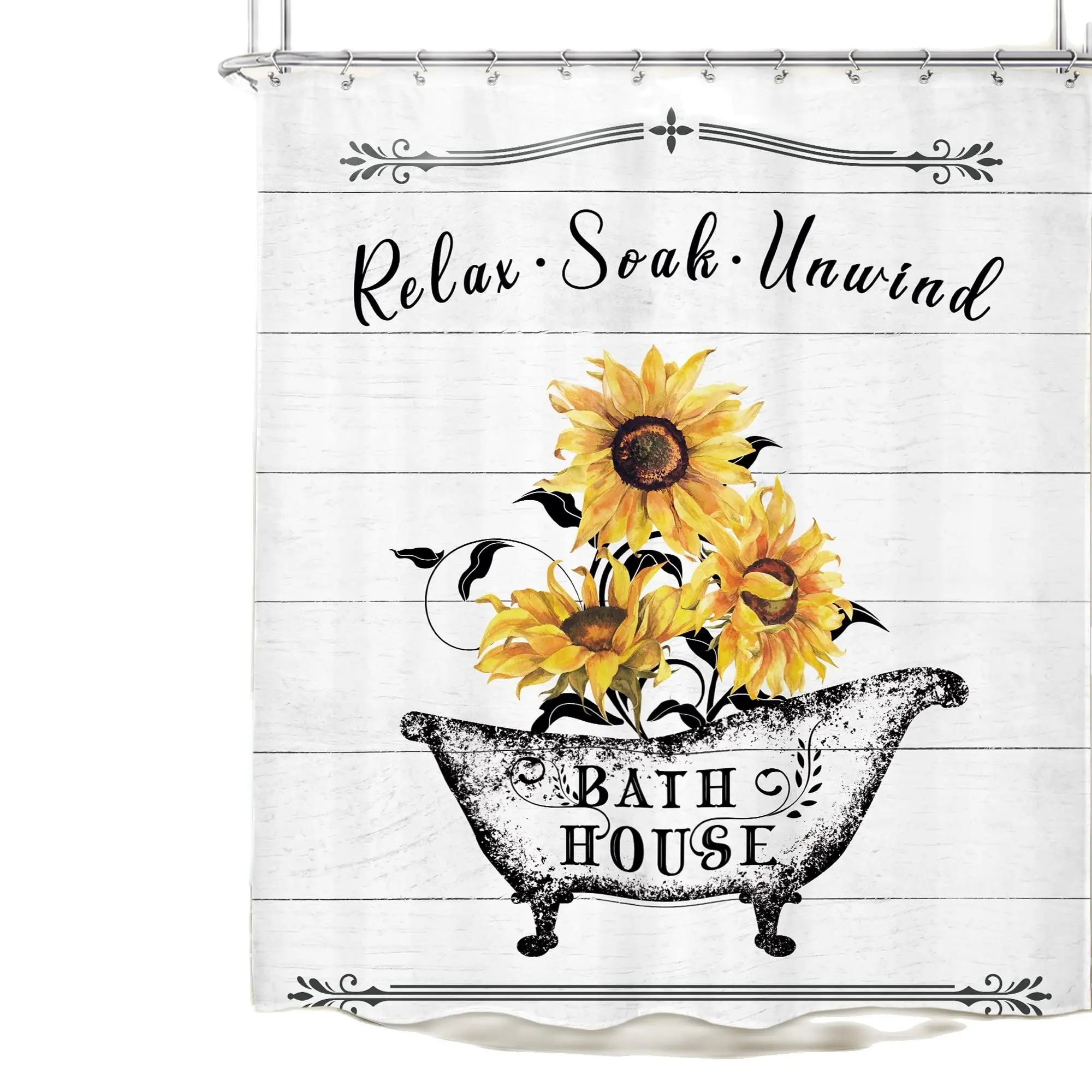 Vintage Floral Bathroom Shower - Potpourri Dried Flower recension och pris